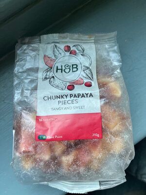 Chunky Papaya Pieces front packaging