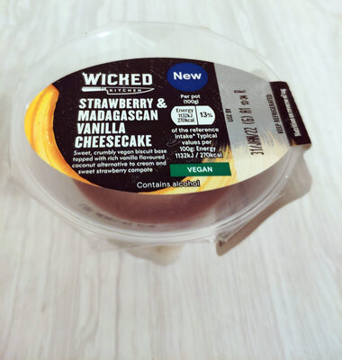 Strawberry & Madagascan Vanilla Cheesecake