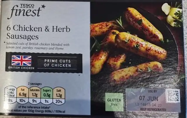 Chicken and Herb Sausages