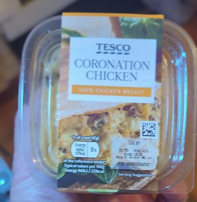 tesco coronation chicken sandwich fillee