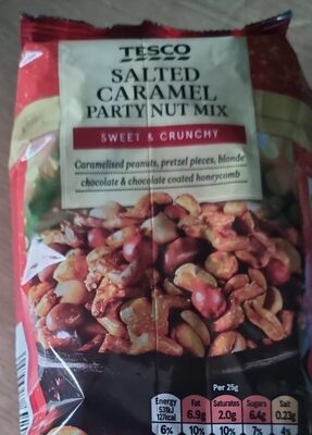 Salted caramel party nut mix