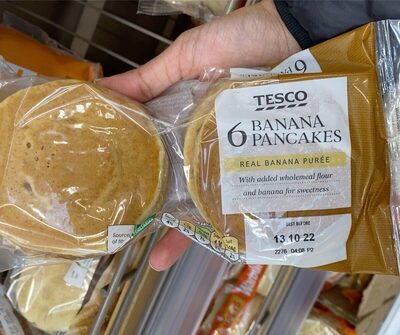 Banana pancakes front packaging