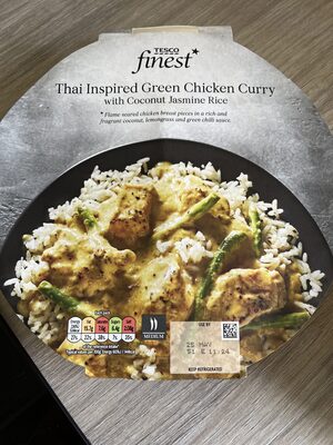 Thai inspired green chicken curry