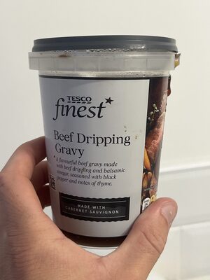 Tesco Finest beef dripping gravy