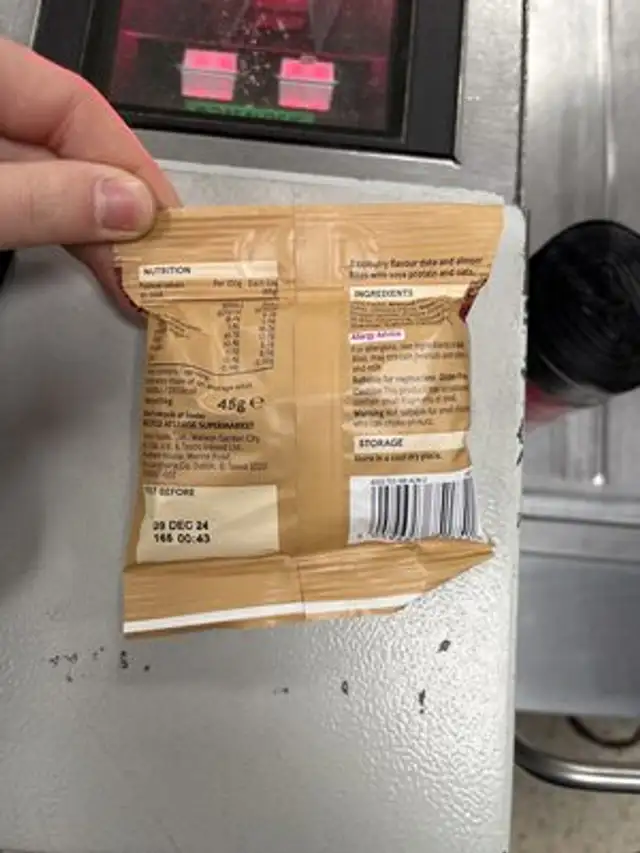 Protein Bites ingredients label