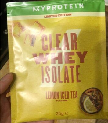 Clear whey front packaging