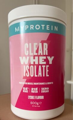 Clear Whey Isolate Lychee