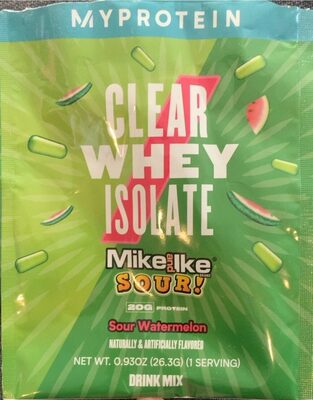 Clear whey isolate mike and ike sour
