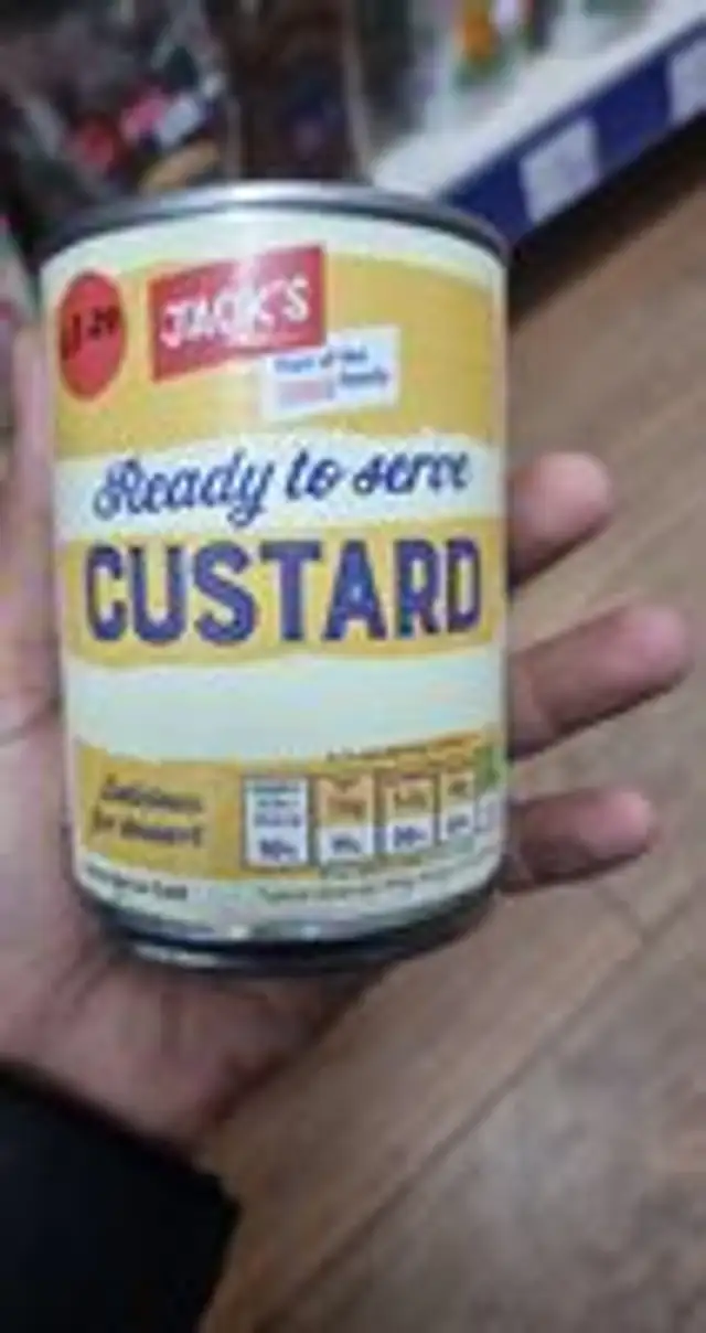 Ready to surve custard