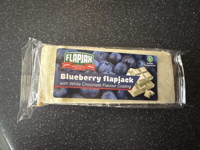Blueberry Flapjack with White Chocolate Flavour Coating