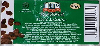 Flapjacks Moist Sultana