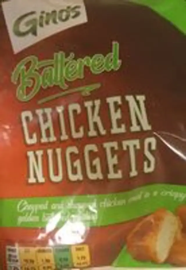 Battered chicken nuggets