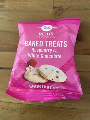 Raspberry & White Chocolate Shortbread