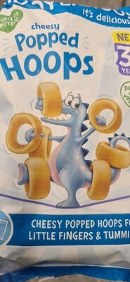 Kiddylicious Chessy Popped hoops front packaging