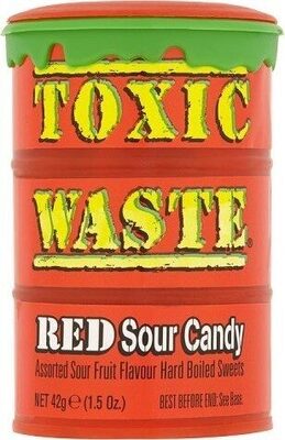 Toxic Waste Candy Dynamics Red Sour Candy