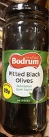 Pitted black olives