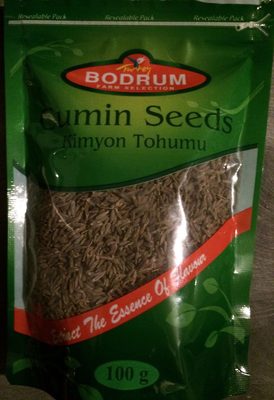 Cumin seeds front packaging