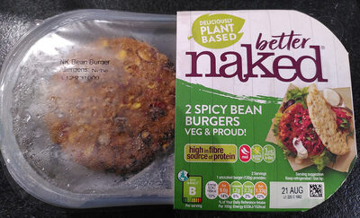 Better Naked Spicy Bean Burgers