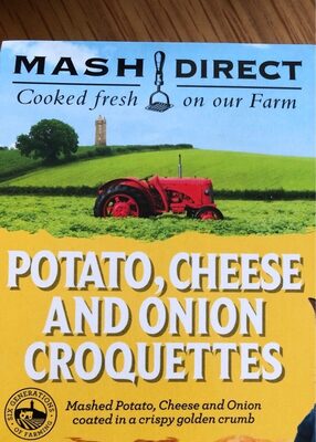 Potato, Cheese and Onion Croquettes front packaging