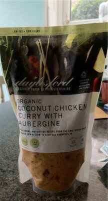 Organic Coconut Chicken Curry with Aubergine