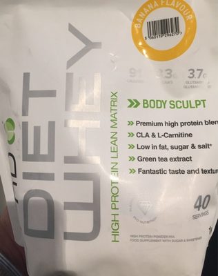 Diet Whey Banana front packaging