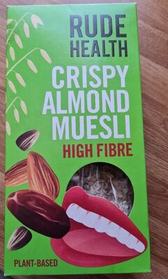 Crispy Almond Muesli front packaging