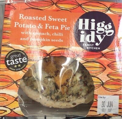 Roasted Sweet Potato & Feta Pie