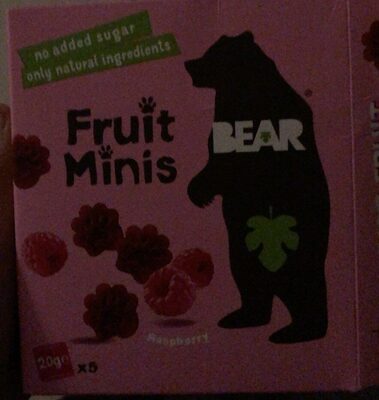 Fruit minis front packaging