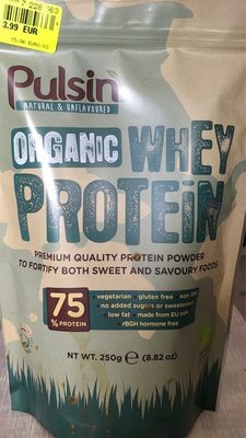Organic whey protein