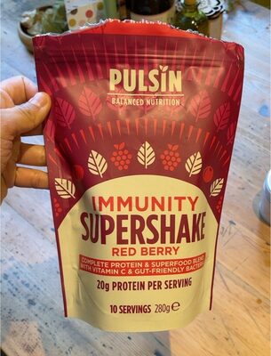 Immunity Supershake front packaging