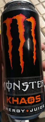 Monster Energy Orange Khaos front packaging