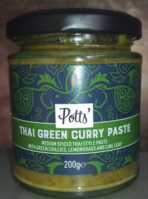 Thai Green Curry Paste front packaging