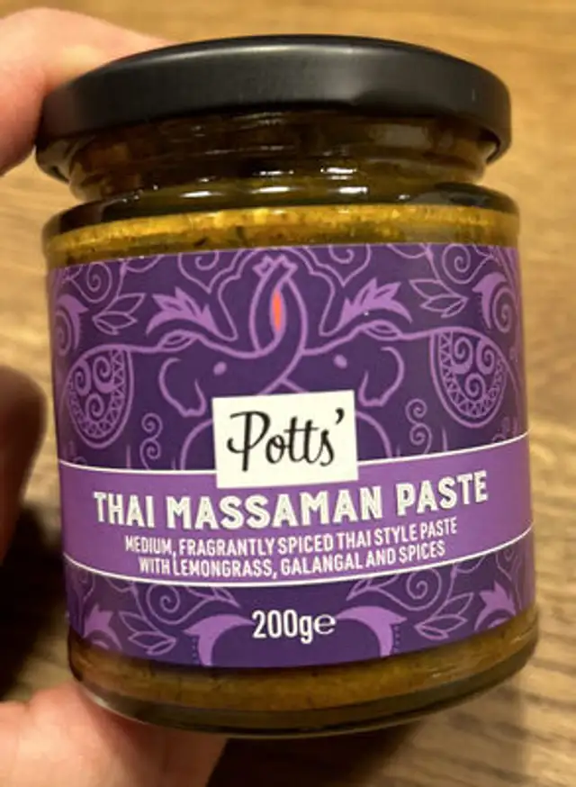 Massoman Curry Paste front packaging