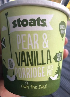 Pear and Vanilla porridge- quick pot