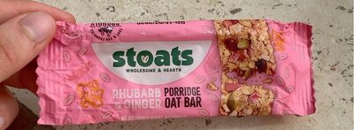 Porridge oat bar front packaging