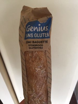 Demi baguette sans gluten front packaging