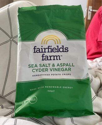 SEA SALT & ASPALL CYDER VINEGAR FLAVOUR POTATO CRISPS