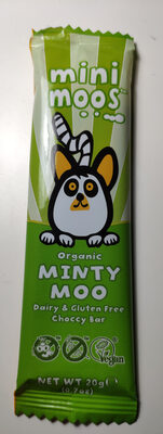Organic Minty Moo front packaging