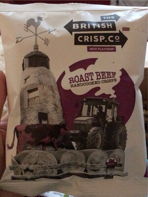 THE BRITISH CRISP.CO ROAST BEEF NEVER SOLD IN SUPE