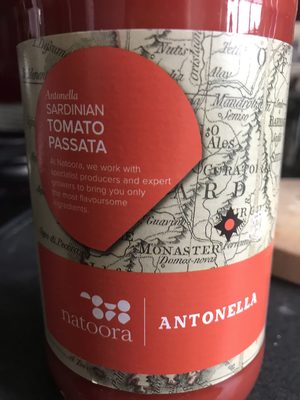 Sardinian Tomato Passata front packaging