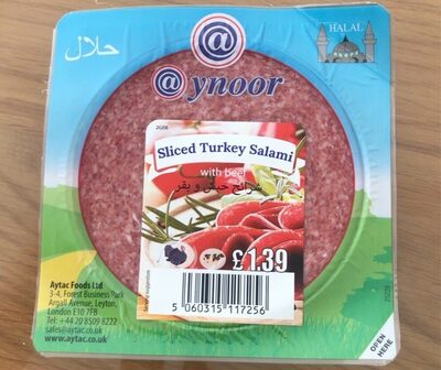 Sliced Turkey Salami