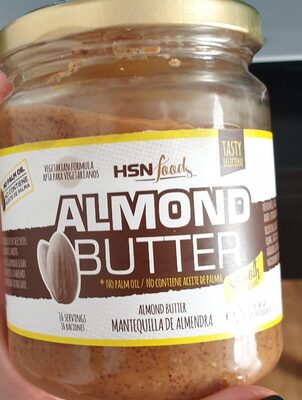 Almond butter front packaging