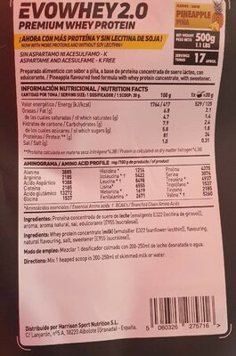 Evowhey Pineapple Ananas