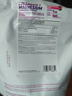 Collagen + magnesium front packaging