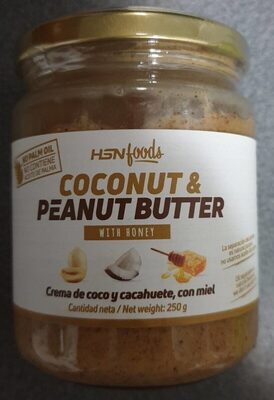 Coconut & Peanut Butter front packaging