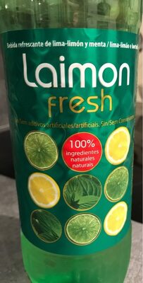 Laimon Fresh Sparkling Lemon-Lime & Mint Drink front packaging