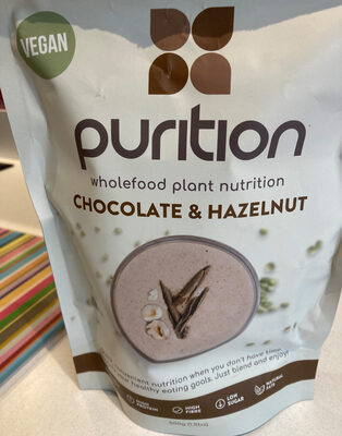 whole plant food nutrition. chocolate and hazelnut Vegan