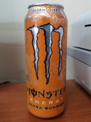 MONSTER ENERGY Ultra Sunrise front packaging