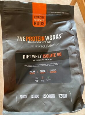 Diet Whey Isolate 90 front packaging