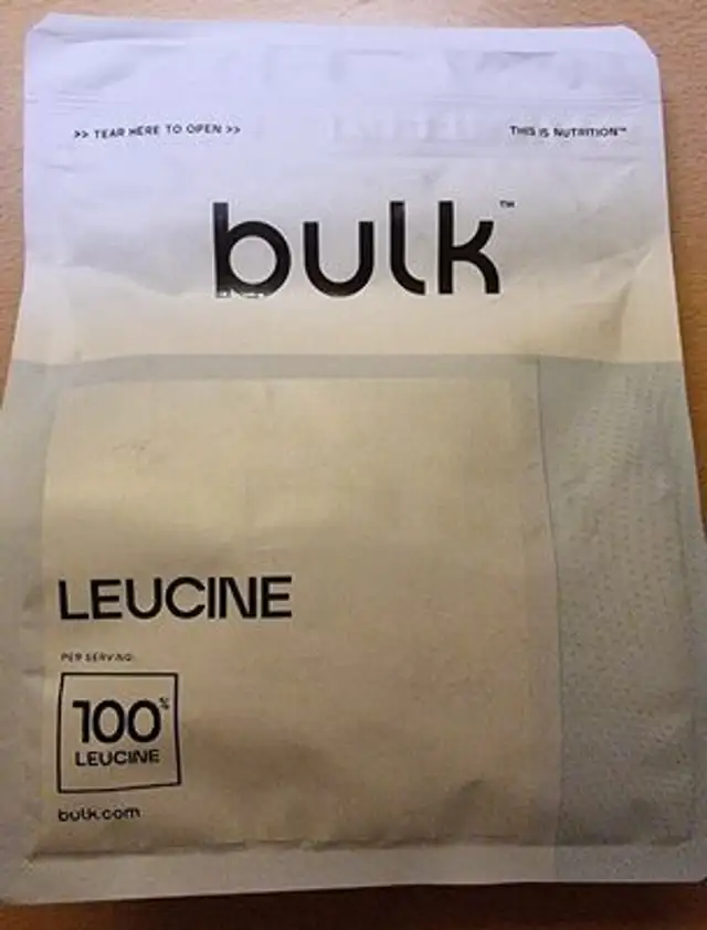 Leucine front packaging